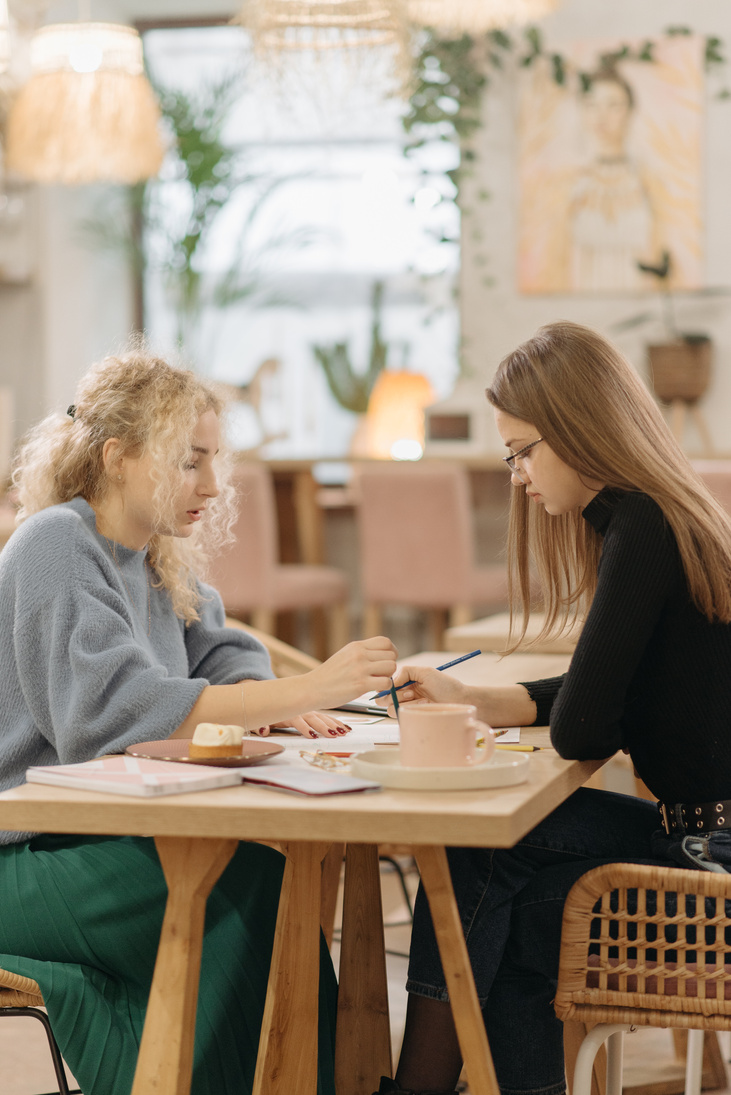 Women having Conversation